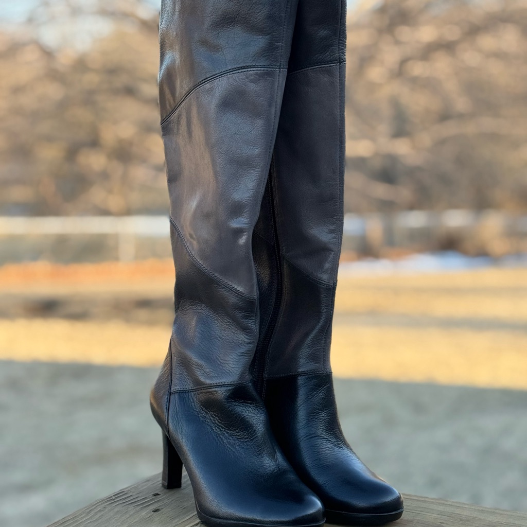Naturalizer Black Over The Knee Boots
